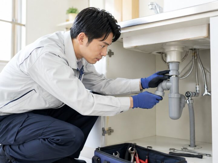 住宅の給排水設備工事